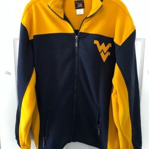 Vintage Cheneral West Virginia Mountaineers Fleece Jacket NWT Size Medium